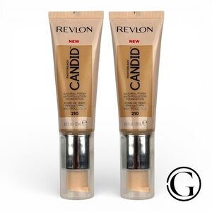 2 PACK Revlon PhotoReady Candid Foundation- 210 Natural Orche